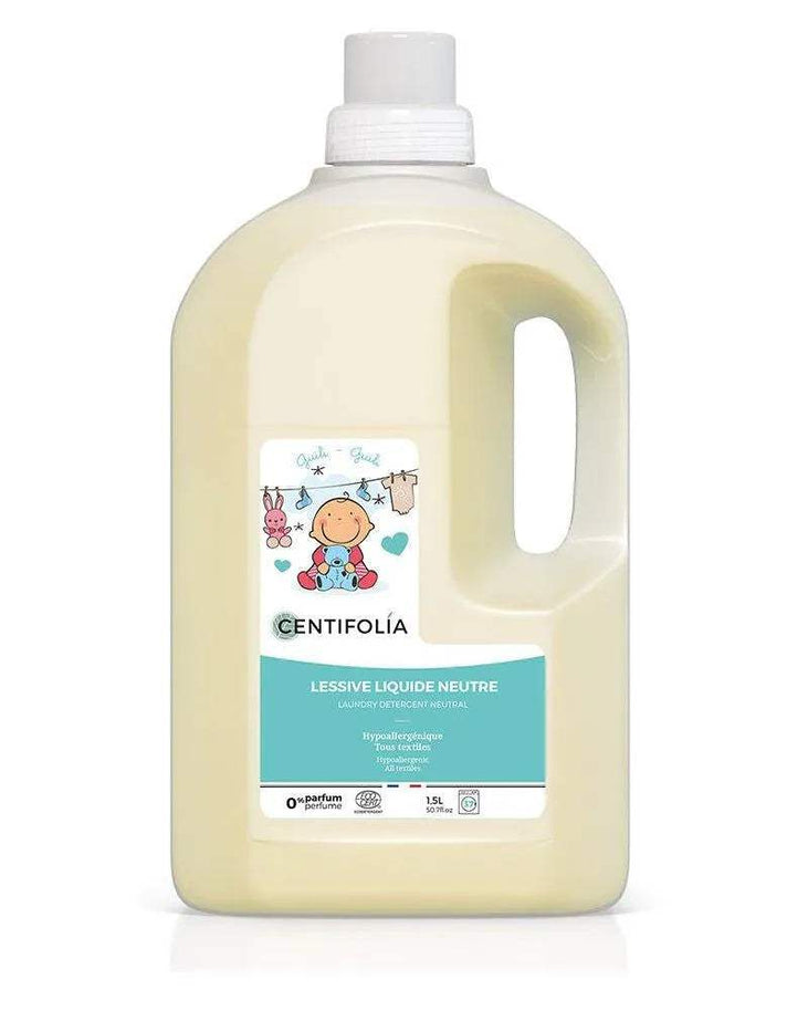 Lessive Liquide Neutre nouvelle formule 1,5L - Centifolia - Centifolia - pour bébé maroc - www.babyboss.ma