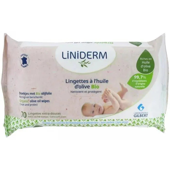 Lingettes Gilbert À L’huile D’olive Bio - 70 unités - Babyboss.ma - Gilbert - pour bébé maroc