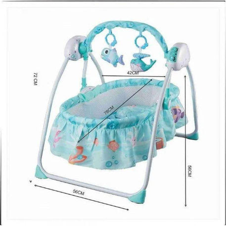 Lit balançoire berceau pour bébé Bleu RELAX - babyboss toys - Balançoires pour bébé Maroc -www.babyboss.ma