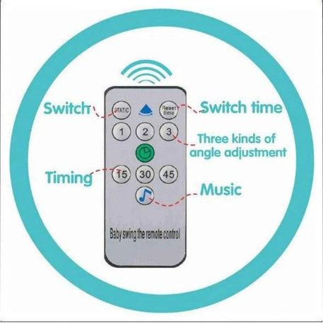 Lit balançoire berceau pour bébé Bleu RELAX - babyboss toys - Balançoires pour bébé Maroc -www.babyboss.ma