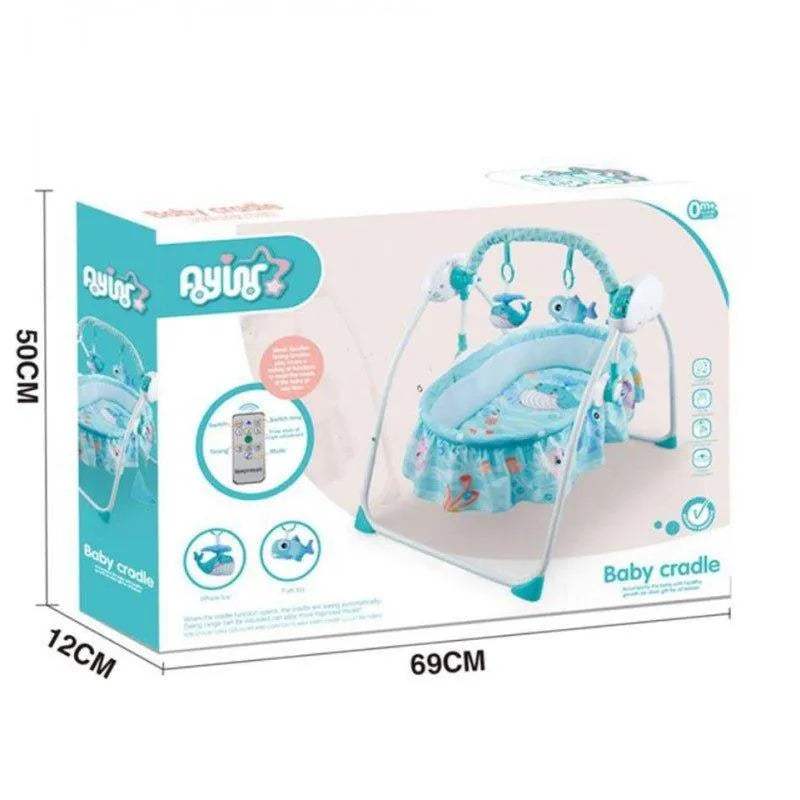 Lit balançoire berceau pour bébé Bleu RELAX - babyboss toys - Balançoires pour bébé Maroc -www.babyboss.ma