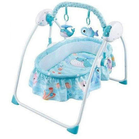 Lit balançoire berceau pour bébé Bleu RELAX - babyboss toys - Balançoires pour bébé Maroc -www.babyboss.ma