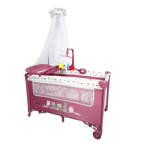سرير اطفال P612 خشب موف – طفلي – BABYBOSS