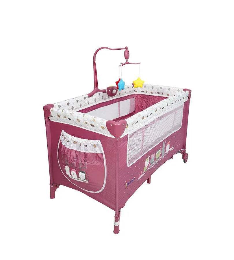 سرير اطفال P612 خشب موف – طفلي – BABYBOSS