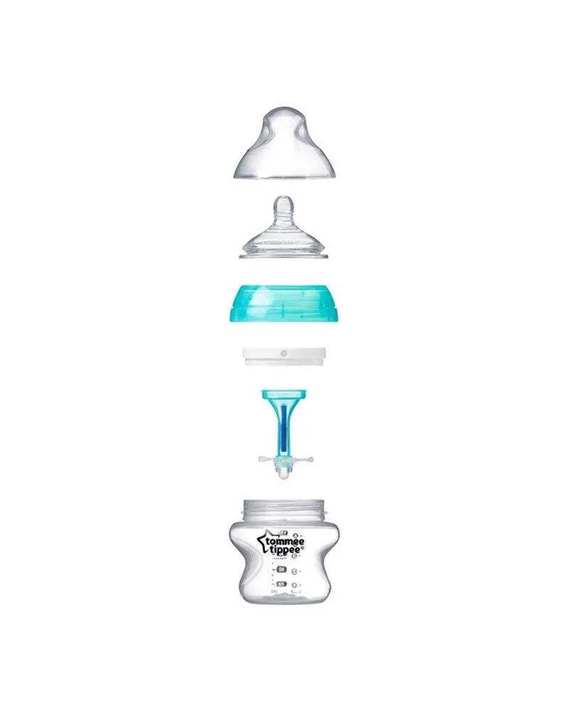 Lot de 2 Biberons Tommee Tippee anti-colique avancé 0m+ - 150ml - Tommee Tippee - Biberon pour bébé Maroc -www.babyboss.ma