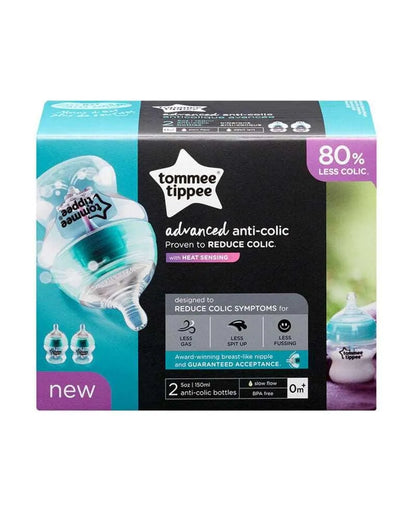 Lot de 2 Biberons Tommee Tippee anti-colique avancé 0m+ - 150ml - Babyboss.ma - Tommee Tippee - pour bébé maroc