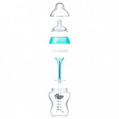 Lot de 2 Biberons Tommee Tippee anti-colique avancé 0m+ - 260ml - Tommee Tippee - Biberon pour bébé Maroc -www.babyboss.ma