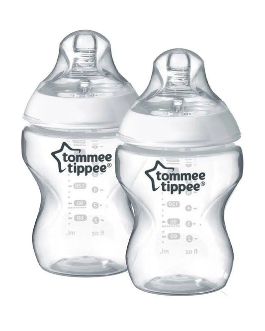 Lot de 2 Biberons Tommee Tippee Closer to Nature 0m+ - 260ml - Babyboss.ma - Tommee Tippee - pour bébé maroc