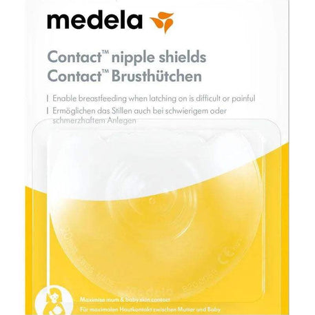Lot de 2 Bouts de Sein Contact Medela - Medela - Soins Mamelons pour bébé Maroc -www.babyboss.ma