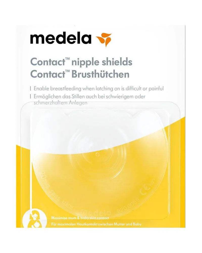 Lot de 2 Bouts de Sein Contact Medela - Medela - Soins Mamelons pour bébé Maroc -www.babyboss.ma