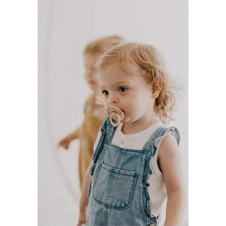 Lot de 2 Sucettes Bibs - Blush & Ivoire - Bibs - Sucettes pour bébé Maroc -www.babyboss.ma