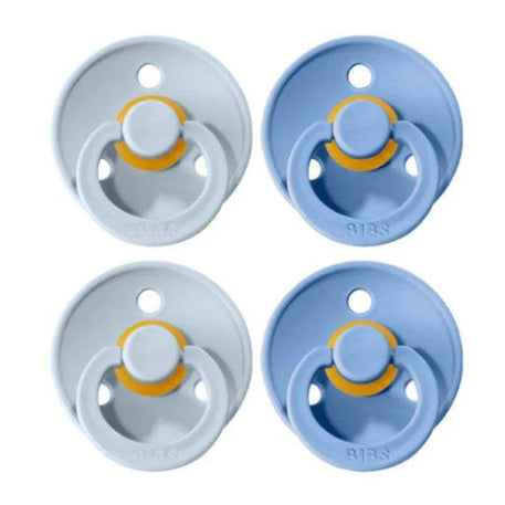 Lot de 2 Sucettes Bibs - Sky Blue & Baby Blue - Bibs - Sucettes pour bébé Maroc -www.babyboss.ma