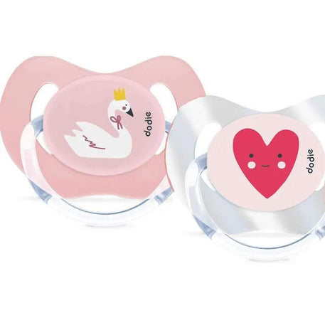 Lot de 2 Sucettes Dodie Physiologique 6m+ - Jungle & Cœur - Dodie - Sucettes pour bébé Maroc -www.babyboss.ma