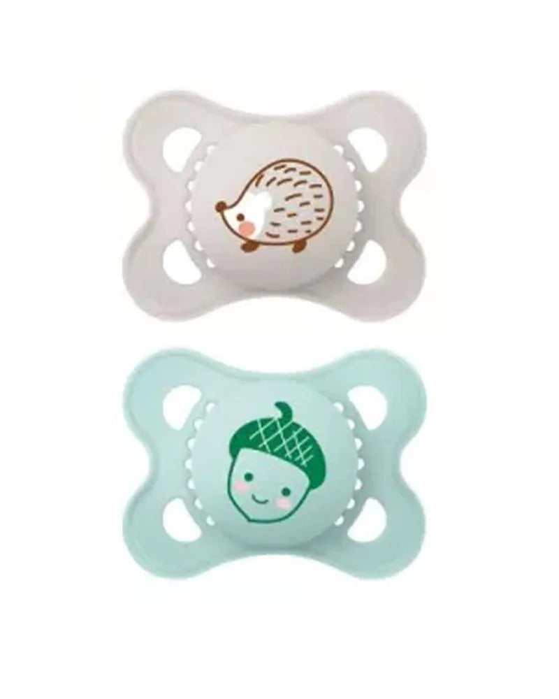 Lot de 2 Sucettes MAM Original 2-6 mois - Hérisson & Gland - Babyboss.ma - MAM - pour bébé maroc