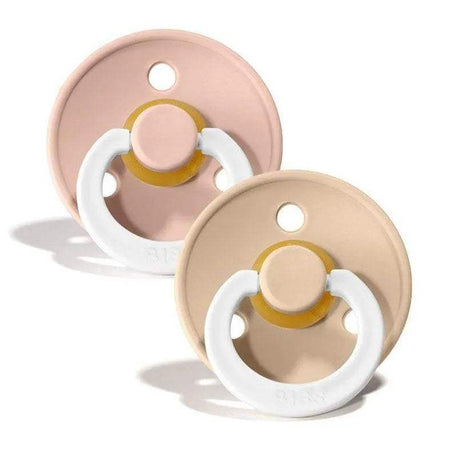 Lot de 2 Sucettes Nuit Bibs - Blush & Vanilla - Bibs - Sucettes pour bébé Maroc -www.babyboss.ma