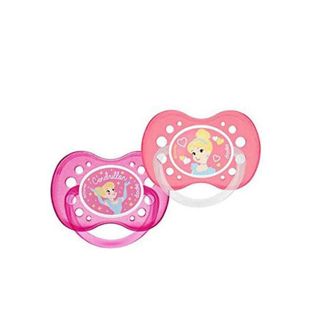 Lot de 2 Sucettes Physiologique Silicone Dodie +18m - Cendrillon - Dodie - Sucettes pour bébé Maroc -www.babyboss.ma