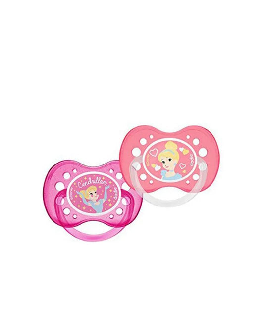 Lot de 2 Sucettes Physiologique Silicone Dodie +18m - Cendrillon - Babyboss.ma - Dodie - pour bébé maroc