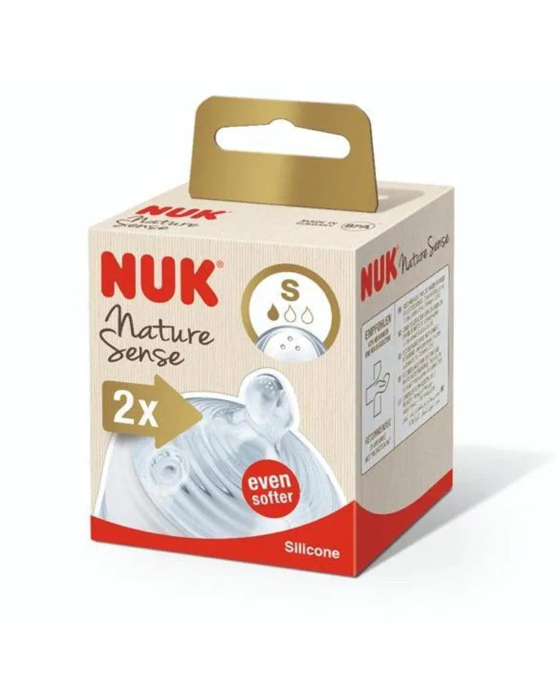 Lot de 2 Tétine Nature Sense 0-6M Taille S - NUK - Babyboss.ma - NUK - pour bébé maroc