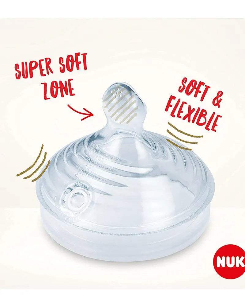 Lot de 2 Tétine Nature Sense 0-6M Taille S - NUK - NUK - Tétines