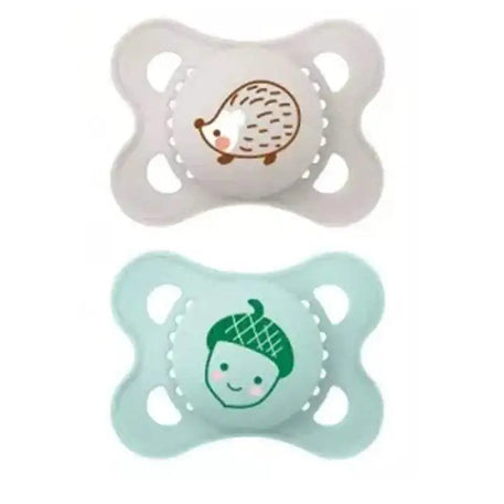 مجموعة من 2 لهايات أصلية من MAM من 2 إلى 6 أشهر - قنفذ وبلوط - BABYBOSS