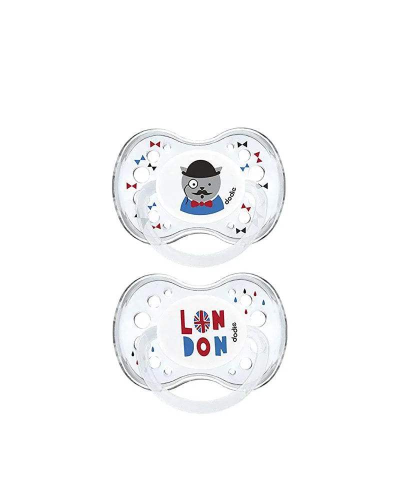 lot-de-2-sucettes-physiologique-silicone-dodie-18m-london-babyboss-ma-dodie-pour-bebe-maroc - Babyboss.ma -bebe-maroc