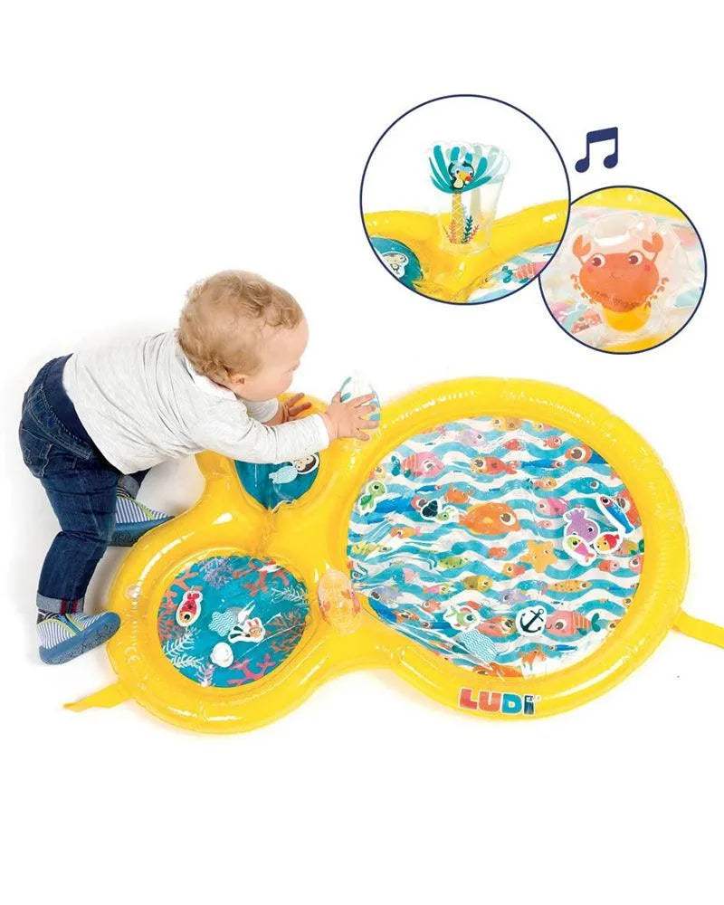Ludi Maxi Tapis D'eau Gonflable 10M+ - Ludi - Jouets Sensoriels pour bébé Maroc -www.babyboss.ma