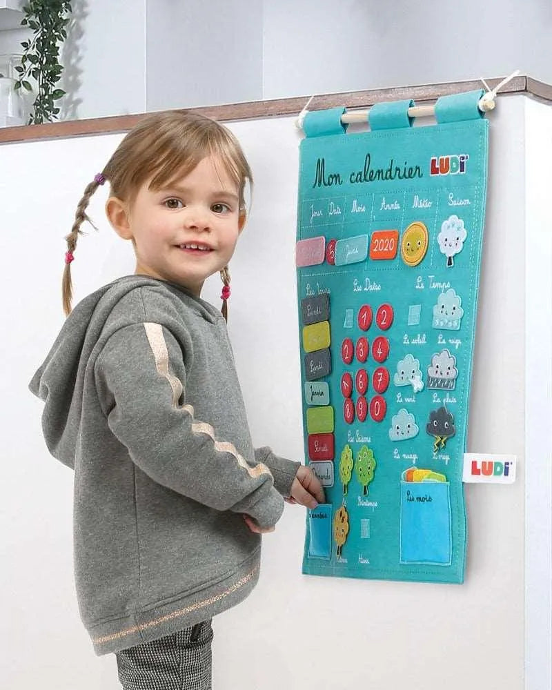 Ludi Mon Calendrier Basic - Bleu - Babyboss.ma - Ludi - pour bébé maroc