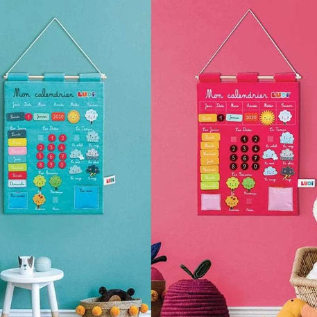 Ludi Mon Calendrier Basic - Rose - Ludi - Jouets éducatifs pour bébé Maroc -www.babyboss.ma