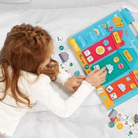 Ludi Panneau Organisateur - Le Temps Qui Passe 3A+ - Ludi - Jouets éducatifs pour bébé Maroc -www.babyboss.ma