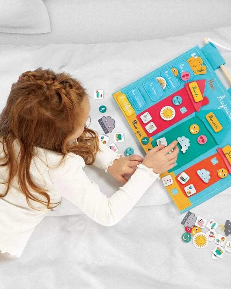 Ludi Panneau Organisateur - Le Temps Qui Passe 3A+ - Ludi - Jouets éducatifs pour bébé Maroc -www.babyboss.ma