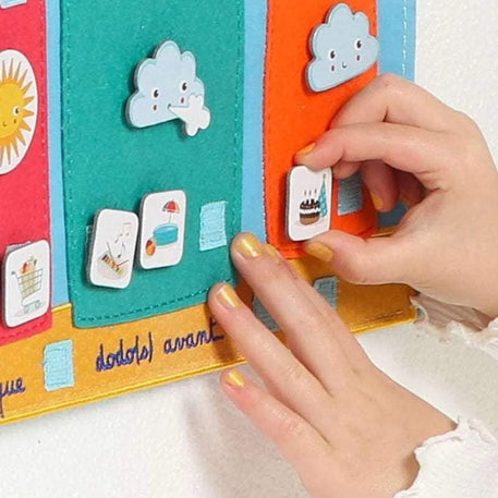 Ludi Panneau Organisateur - Le Temps Qui Passe 3A+ - Ludi - Jouets éducatifs pour bébé Maroc -www.babyboss.ma