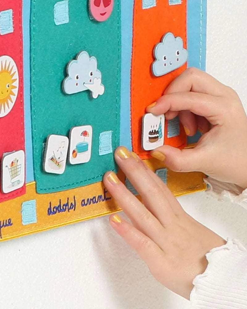 Ludi Panneau Organisateur - Le Temps Qui Passe 3A+ - Ludi - Jouets éducatifs pour bébé Maroc -www.babyboss.ma