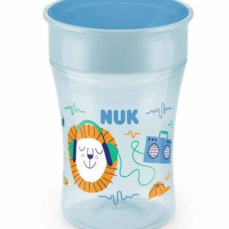 كوب سحري للشرب 360 درجة 230 مل NUK 8M+ - أزرق - BABYBOSS