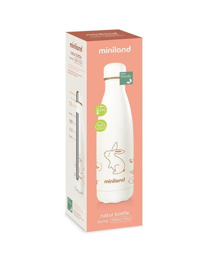 Miniland Bouteille 500ml - Nature Bunny - Babyboss.ma - Miniland - pour bébé maroc