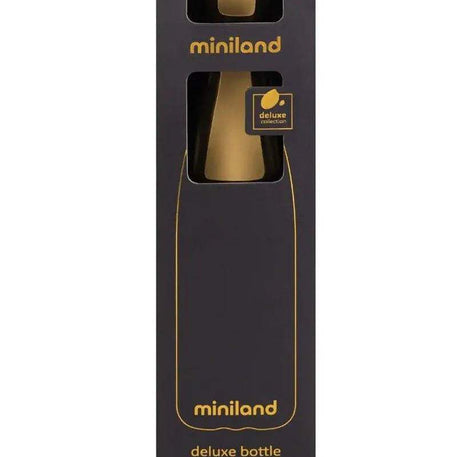 Miniland Bouteille Deluxe 500ml - Gold - Miniland - Gourdes Isothermes pour bébé Maroc -www.babyboss.ma