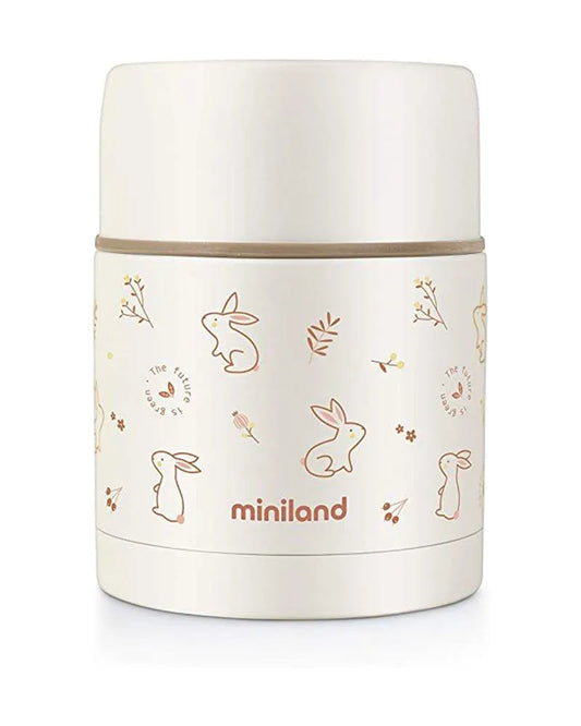 Miniland Thermos Alimentaire Solide 600ml - Bunny - Babyboss.ma - Miniland - pour bébé maroc