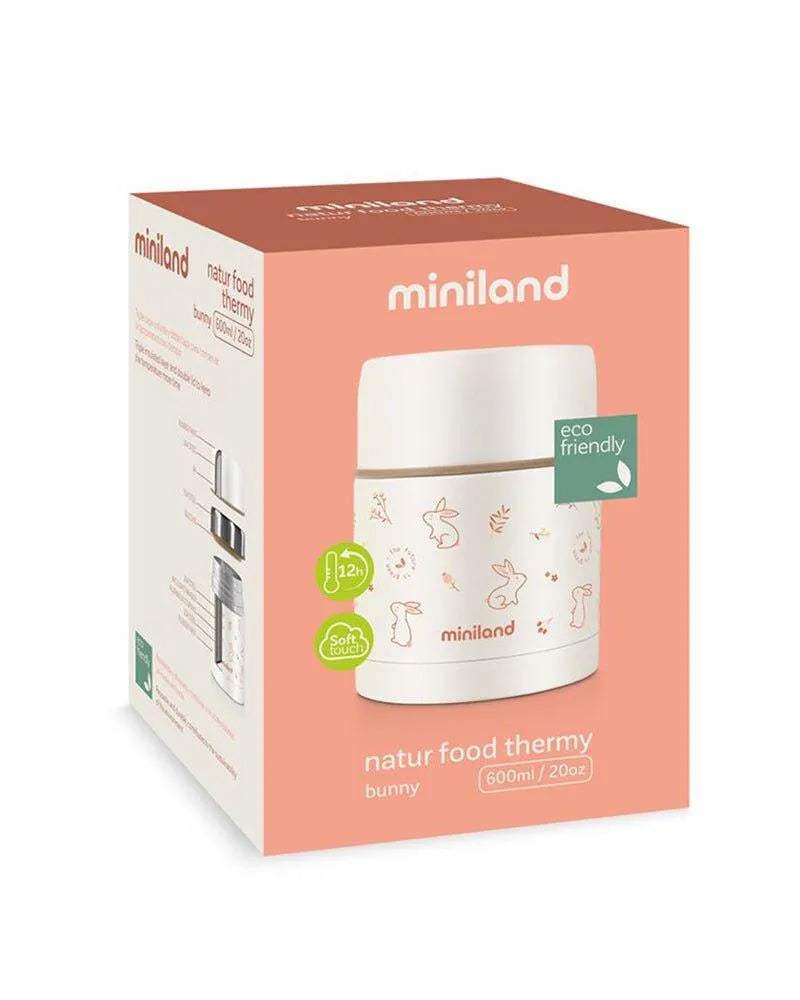 Miniland Thermos Alimentaire Solide 600ml - Bunny - Miniland - Thermos pour bébé Maroc -www.babyboss.ma