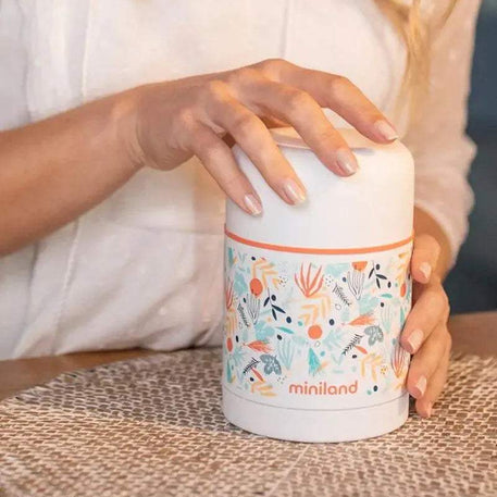 Miniland Thermos Alimentaire Solide 600ml - Mediterranean - Miniland - Thermos pour bébé Maroc -www.babyboss.ma