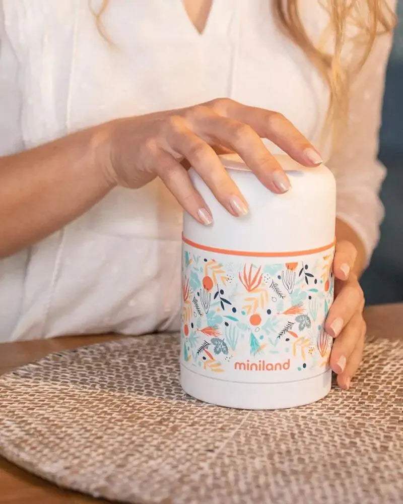 Miniland Thermos Alimentaire Solide 600ml - Mediterranean - Miniland - Thermos pour bébé Maroc -www.babyboss.ma