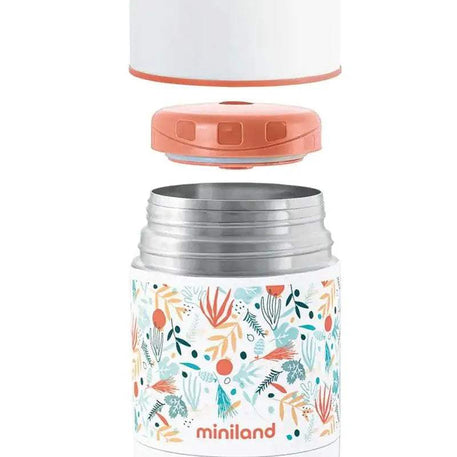 Miniland Thermos Alimentaire Solide 600ml - Mediterranean - Miniland - Thermos pour bébé Maroc -www.babyboss.ma