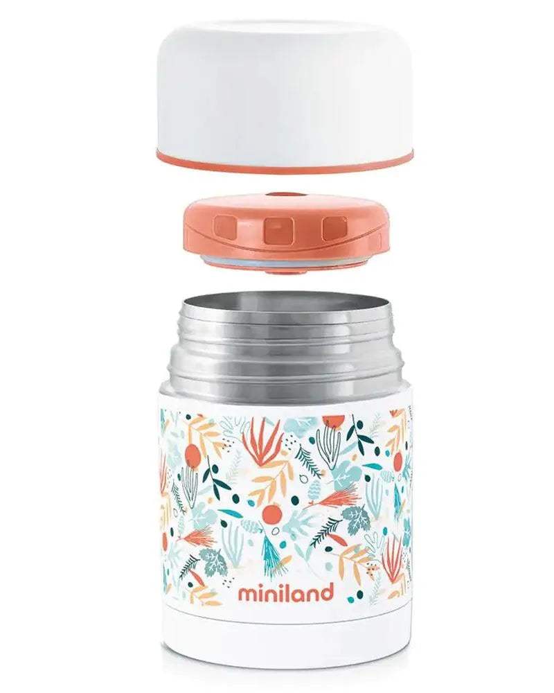 Miniland Thermos Alimentaire Solide 600ml - Mediterranean - Miniland - Thermos pour bébé Maroc -www.babyboss.ma