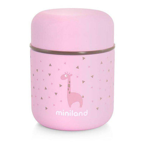 Miniland Thermos Alimentaire Solide 600ml - Rose - Miniland - Thermos pour bébé Maroc -www.babyboss.ma