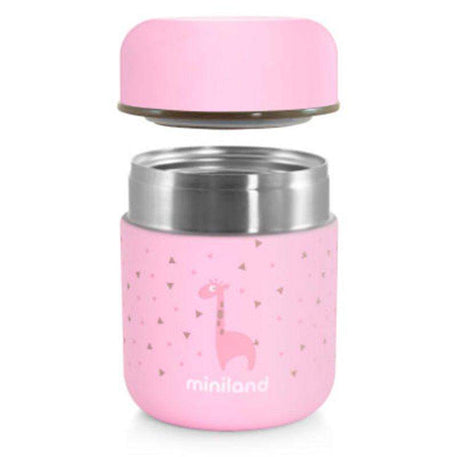 Miniland Thermos Alimentaire Solide 600ml - Rose - Miniland - Thermos pour bébé Maroc -www.babyboss.ma