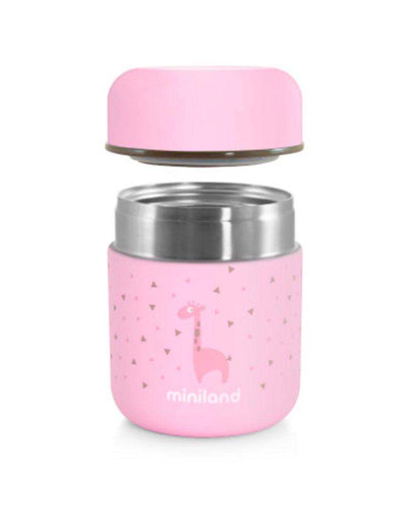 Miniland Thermos Alimentaire Solide 600ml - Rose - Miniland - Thermos pour bébé Maroc -www.babyboss.ma