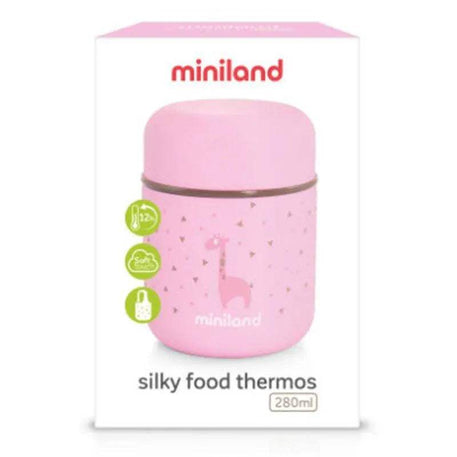 Miniland Thermos Alimentaire Solide 600ml - Rose - Miniland - Thermos pour bébé Maroc -www.babyboss.ma