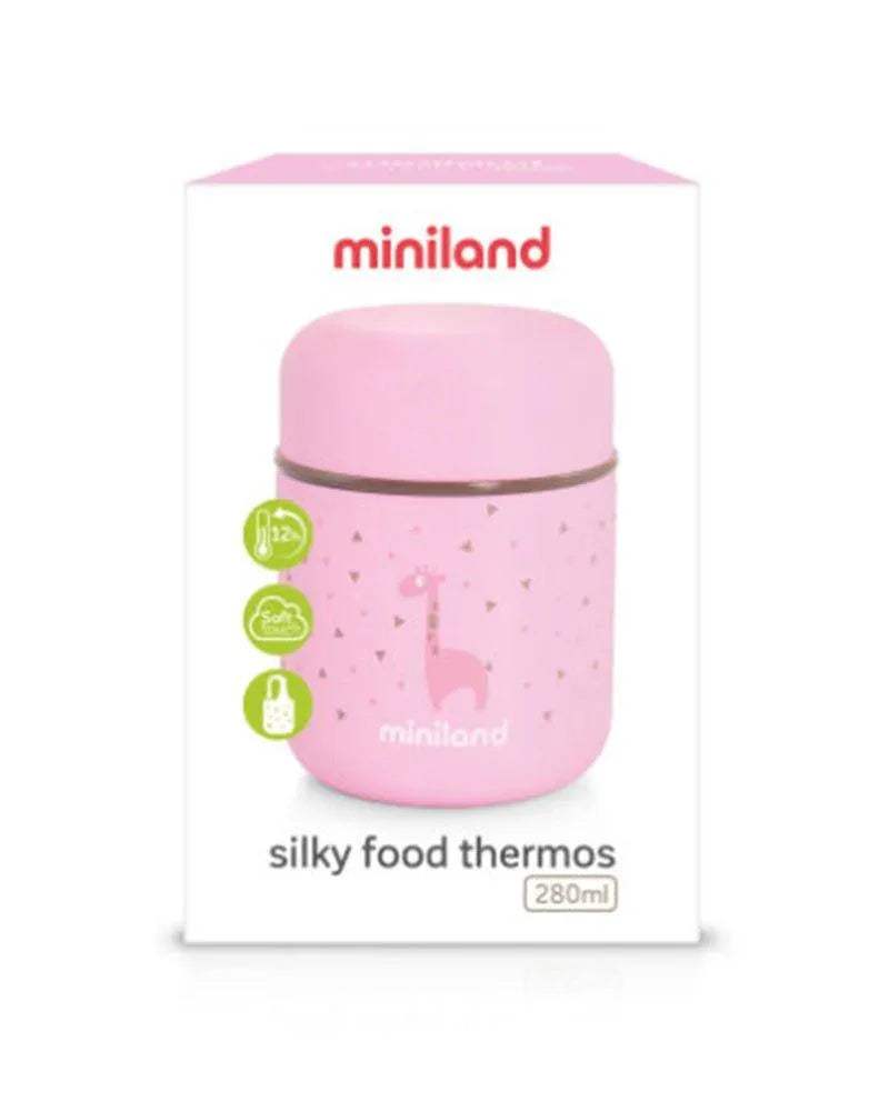 Miniland Thermos Alimentaire Solide 600ml - Rose - Miniland - Thermos pour bébé Maroc -www.babyboss.ma