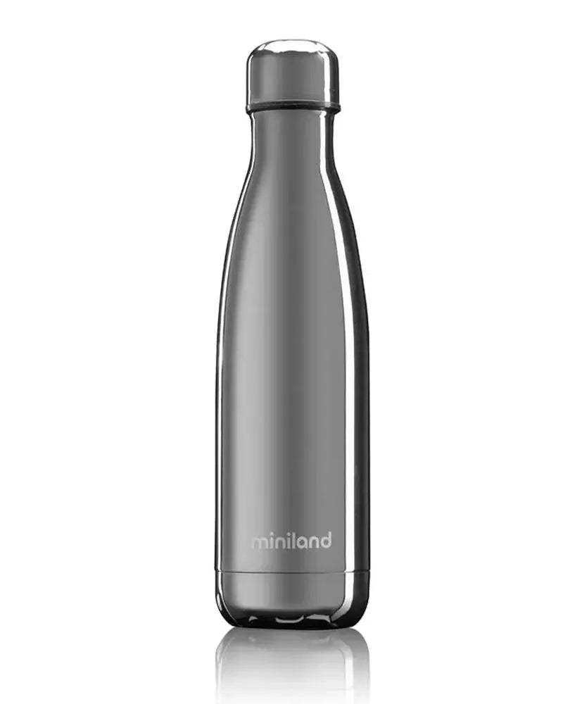 miniland-bouteille-deluxe-500ml-silver-babyboss-ma-miniland-pour-bebe-maroc-1 - Babyboss.ma -bebe-maroc