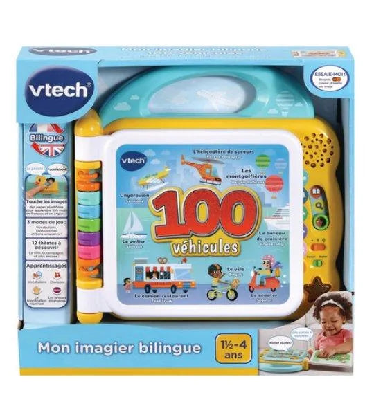 Mon imaginer bilingue 100, véhicules - Babyboss.ma - Vtech - pour bébé maroc