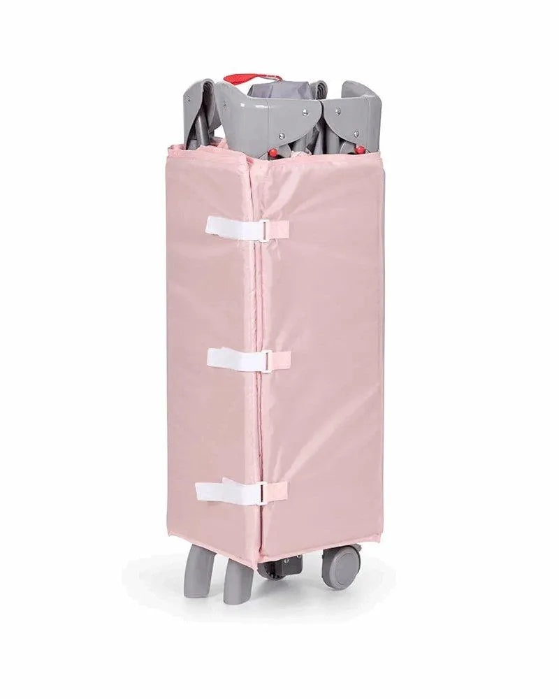 MS Innovaciones Lit de Voyage Complet Oxford - Rose & Gris - Babyboss.ma - MS Innovaciones - pour bébé maroc