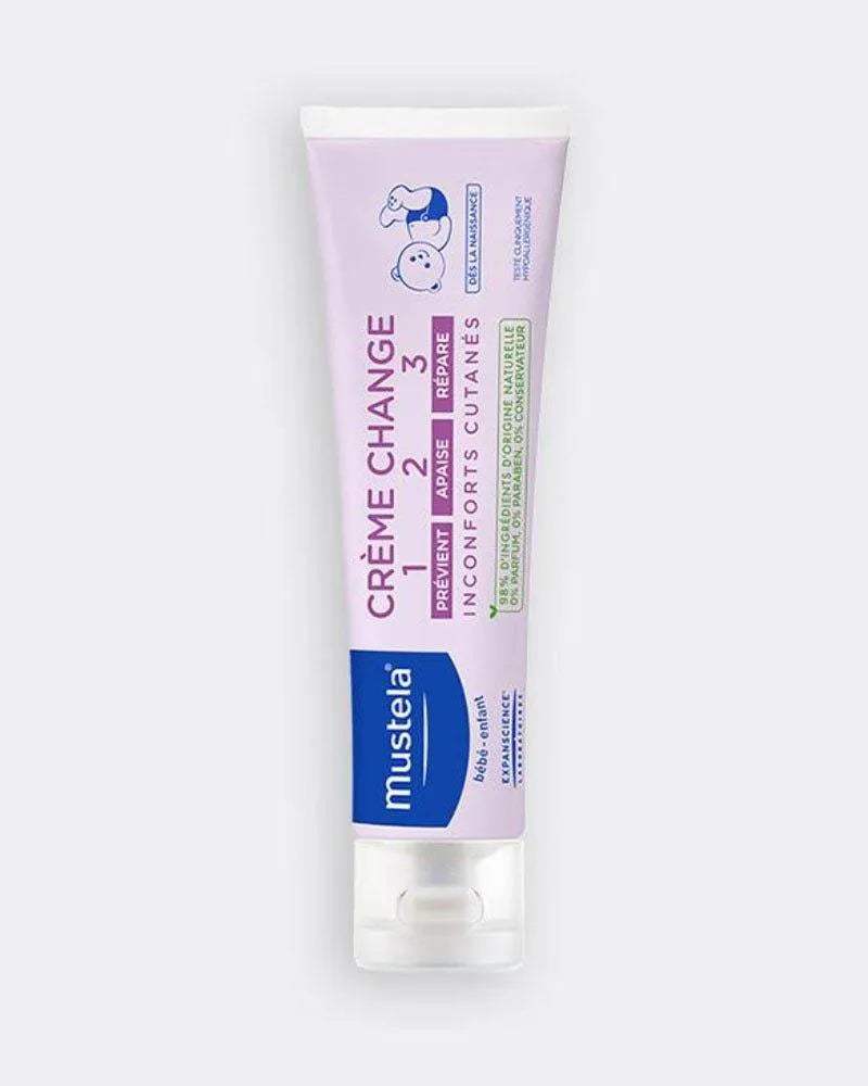 Mustela Crème de change 123 Mustela - 100ml - Mustela - Hygiène et Soin pour bébé Maroc -www.babyboss.ma